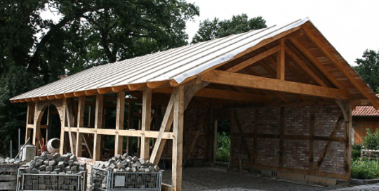 Fachwerk Carport